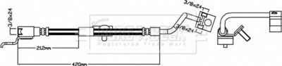 Тормозной шланг BORG & BECK BBH8452 для JEEP WRANGLER