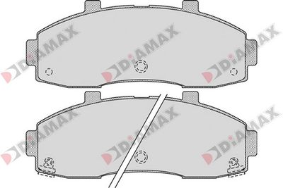 Комплект тормозных колодок, дисковый тормоз DIAMAX N09295 для KIA PREGIO