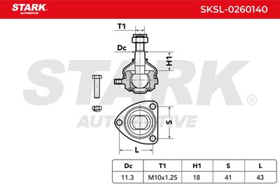 Шарнири STARK SKSL-0260140