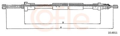 CABLU FRANA DE PARCARE COFLE 106011