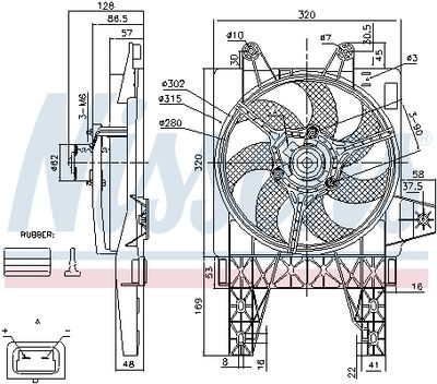 VENTILATOR RADIATOR NISSENS 85140 5