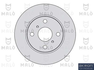 AKRON-MALÒ 1110099 Тормозные диски для TOYOTA YARIS (_P1_) 1.4 D-4D (NLP10_)