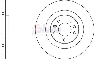 Fahren Brake Disc FBD7146