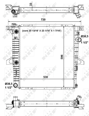 Радиатор, охлаждение двигателя WILMINK GROUP WG1722993 для FORD USA EXPLORER