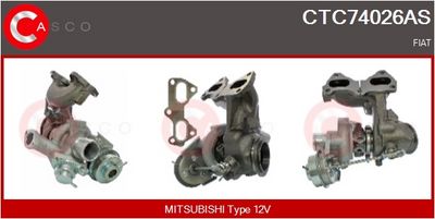 COMPRESOR SISTEM DE SUPRAALIMENTARE CASCO CTC74026AS