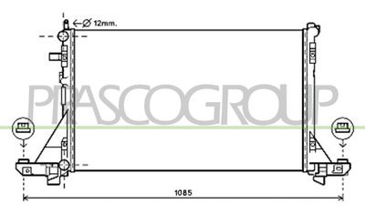 PRASCO DS962R004 Крышка радиатора  для NISSAN NV400 (Ниссан Нв400)