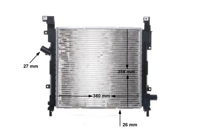 RADIATOR RACIRE MOTOR MAHLE CR1350000S 12