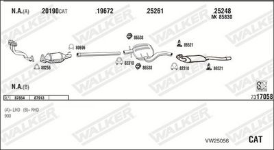 Изпускателна система WALKER VW25056