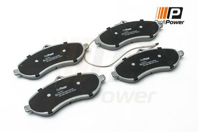 stabdžių trinkelių rinkinys, diskinis stabdys 1B1061 ProfiPower