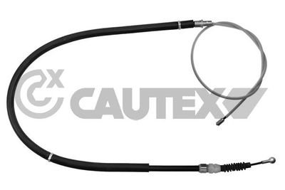 Тросик, cтояночный тормоз CAUTEX 765782 для SKODA SUPERB