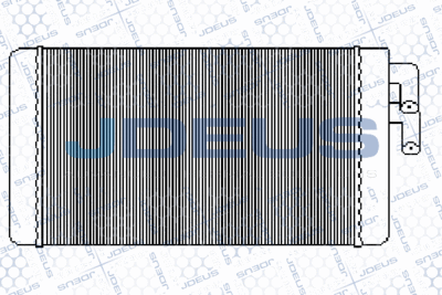 JDEUS 201M01 Радиатор печки  для AUDI V8 (Ауди В8)