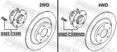 Wheel Hub 0582-CX5RWD