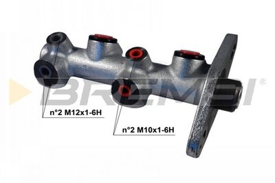 Главный тормозной цилиндр BREMSI PB0200 для FORD FIESTA