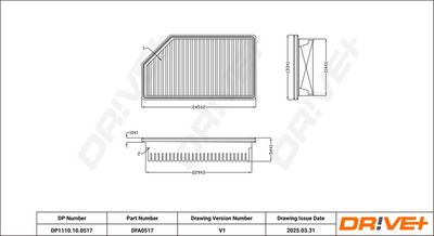 LUFTFILTER DR!VE+ DP1110100517