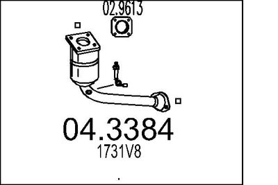 Katalizator MTS 04.3384