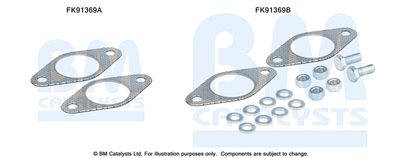 Монтажный комплект, катализатор BM CATALYSTS FK91369 для KIA SHUMA