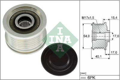 Koło pasowe alternatora INA 535 0317 10 produkt