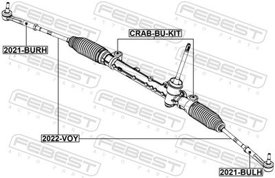 Подвеска, рулевое управление CRAB-BU-KIT