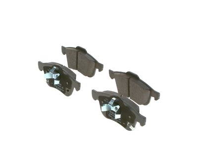 Remblokken set Voor (met een dempingskussen  met slot), past: FIAT 500L 1.4/1.4LPG/1.6D 09.12-