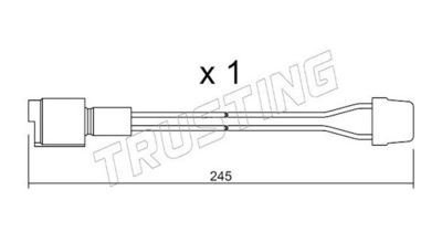 SENZOR DE AVERTIZARE UZURA PLACUTE DE FRANA TRUSTING SU072
