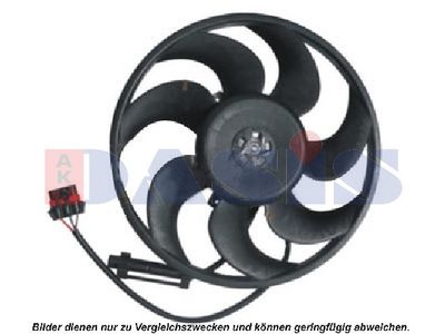 AKS DASIS 158081N Вентилятор системы охлаждения двигателя  для OPEL OMEGA (Опель Омега)