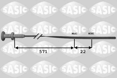 SASIC 1940011 Щуп масляный  для CITROËN ZX (Ситроен Зx)