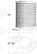 Масляный фильтр CHAMPION X107/606 для MERCEDES-BENZ HECKFLOSSE