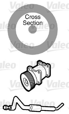Bevestigingselement voor airconditioning O-ring voor airconditioning (prijs per 20szt., 13,8x20,64x3,42) past: CHEVROLET ASTRA, CELTA, CORSA  OPEL ASTRA F, ASTRA G, ASTRA G CLASSIC 09.88-