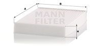 MANN-FILTER CU 25 012 Фільтр салону для DACIA (Дача)