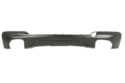 Bumper valance Achter (SPORT, met parkeersensor gaten, zwart) past: BMW X3 G01 10.17-07.21