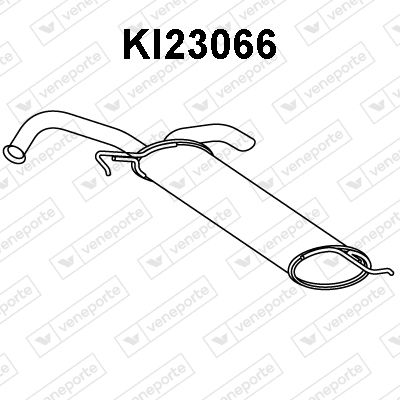 Глушитель выхлопных газов конечный VENEPORTE KI23066 для KIA PICANTO