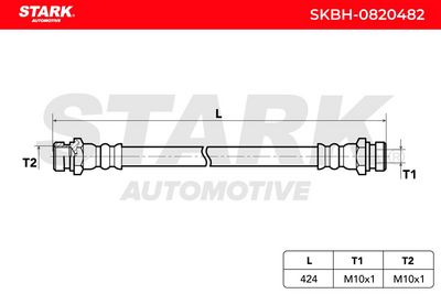 спирачен маркуч STARK SKBH-0820482