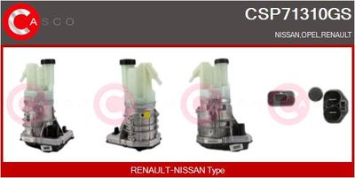 CASCO Hydraulikpumpe, Lenkung Genuine (CSP71310GS)