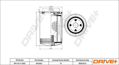 ÖLFILTER DR!VE+ DP1110110322 1