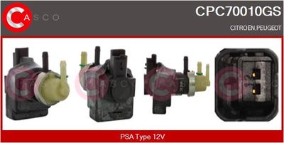 Měnič tlaku, výfukový systém CASCO CPC70010GS