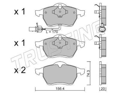 SET PLACUTE FRANA FRANA DISC TRUSTING 2881