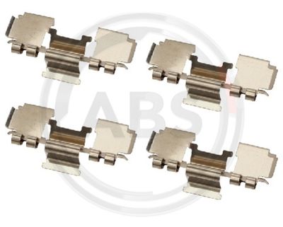 Комплектующие, колодки дискового тормоза A.B.S. 1621Q для HONDA INTEGRA