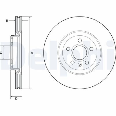 DISC FRANA DELPHI BG9236C