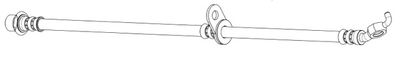 CEF 512622 Тормозной шланг для TOYOTA PREVIA II (_R3_) 2.0 D-4D (CLR30_)