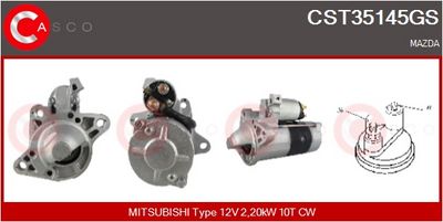 STARTER CASCO CST35145GS