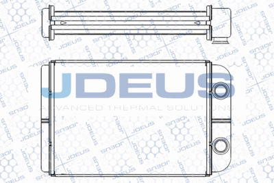 JDEUS M-2110840 Радиатор печки  для FIAT STILO (Фиат Стило)