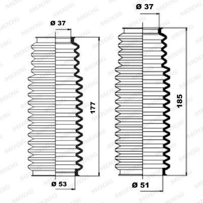 ANSAMBLU BURDUF DIRECTIE MOOG K150090 1