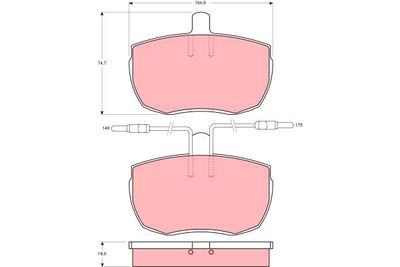 TRW GDB342 Тормозные колодки и сигнализаторы для IVECO DAILY I Фургон 30-8 (10014131, 10014132, 10014137, 10014231, 10014232,... TRW GDB342 Тормозные колодки и сигнализаторы для IVECO DAILY I Фургон 30-8 (10014131, 10014132, 10014137, 10014231, 10014232,...