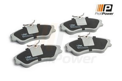 stabdžių trinkelių rinkinys, diskinis stabdys 1B1118 ProfiPower
