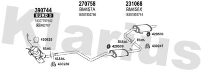 Układ wydechowy KLARIUS 060596E