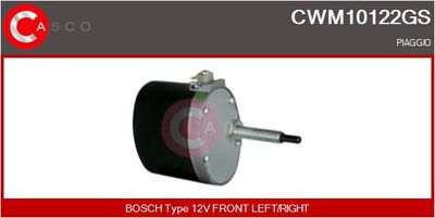 Двигатель стеклоочистителя CASCO CWM10122GS для PIAGGIO APE