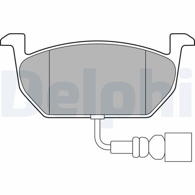 Brake Pad Set, disc brake LP3146