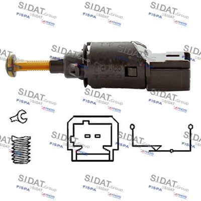 SIDAT 5.140071 Выключатель стоп-сигнала  для PEUGEOT 206 (Пежо 206)