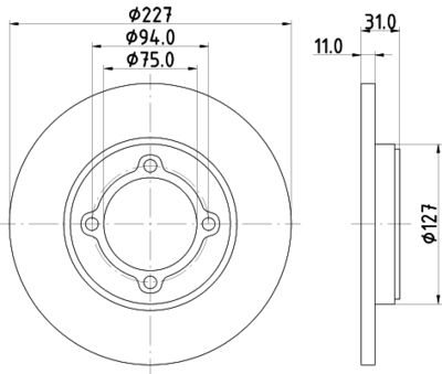 BREMSSCHEIBE TEXTAR 92028200 1