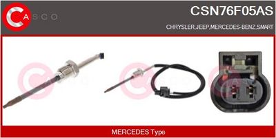 SENZOR TEMPERATURA GAZE EVACUARE